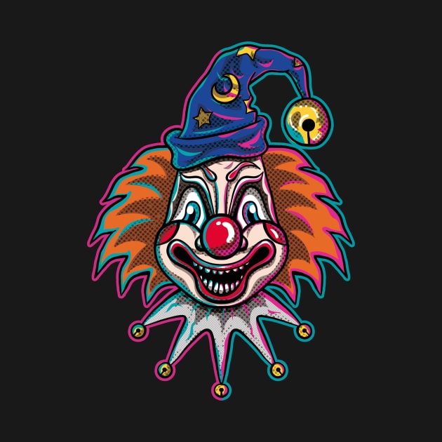 a poltergeist clown by Blueblur_