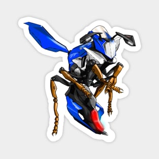 Yamaha R1 Wasp Blue Magnet