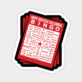 BINGO - Hope, British Columbia Edition Magnet