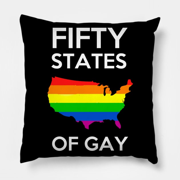 Gay Pride Pillow by Dojaja