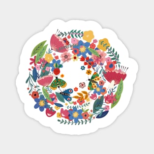 Floral wreath Magnet