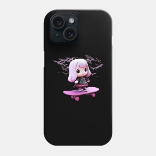 vampire skateboarding Phone Case