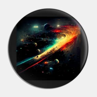 Galaxy Highway Pin