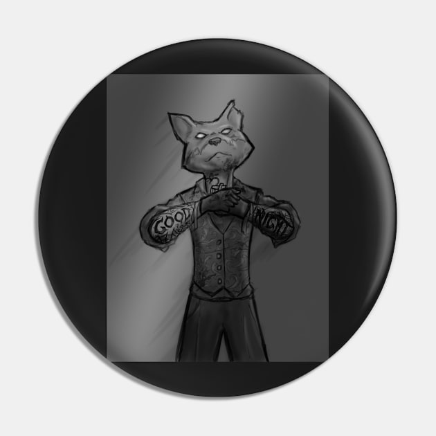 Fight Fox Pin by itsmidnight