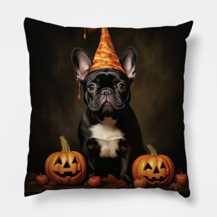 French Bulldog Halloween Pillow