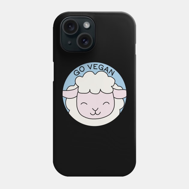 Go Vegan Phone Case by valentinahramov