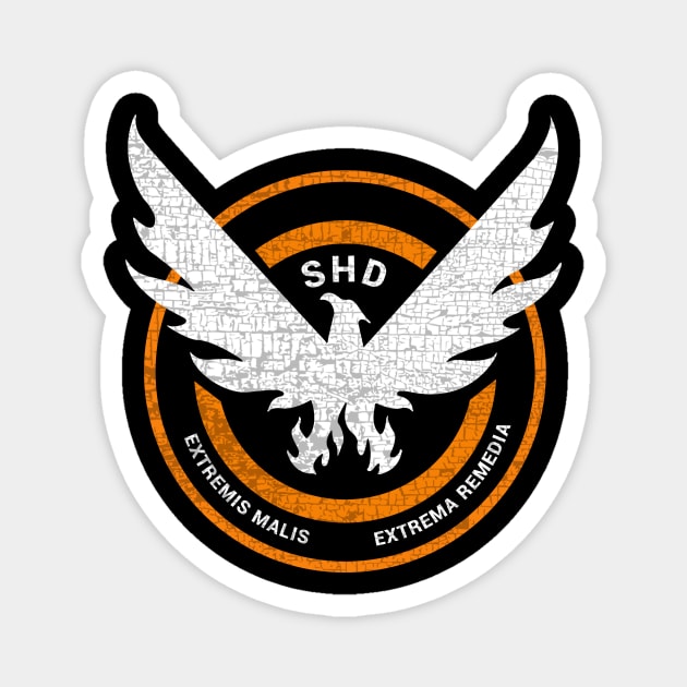 The Division SHD Grunge Logo 3 Magnet by wyckedguitarist