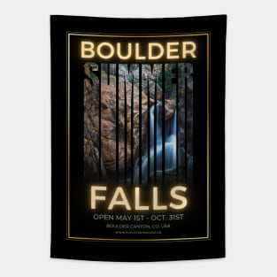 Boulder Falls Feature Poster Tapestry