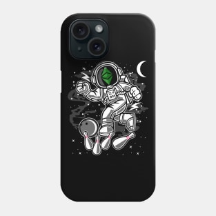 Astronaut Bowling Ethereum Classic ETH Coin To The Moon Crypto Token Cryptocurrency Blockchain Wallet Birthday Gift For Men Women Kids Phone Case