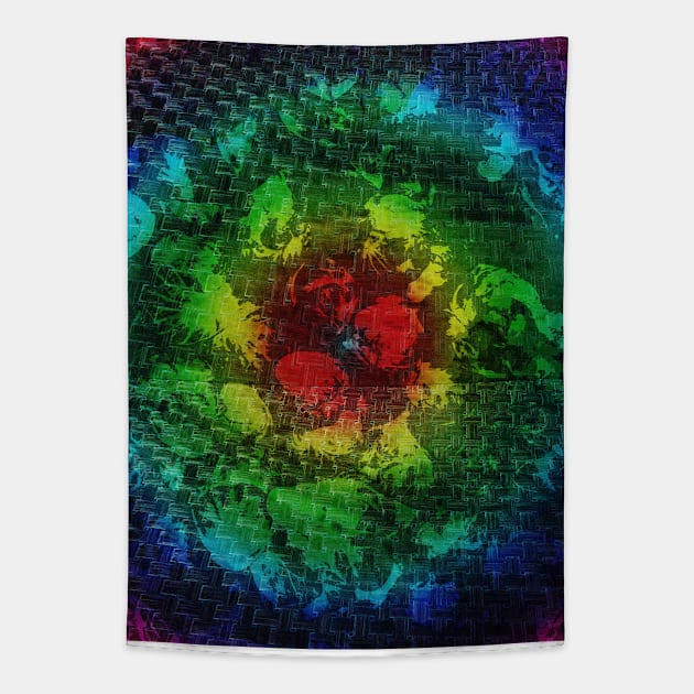 Rainbow Pattern 2 Tapestry by RavenclawIsBlueAndBronze