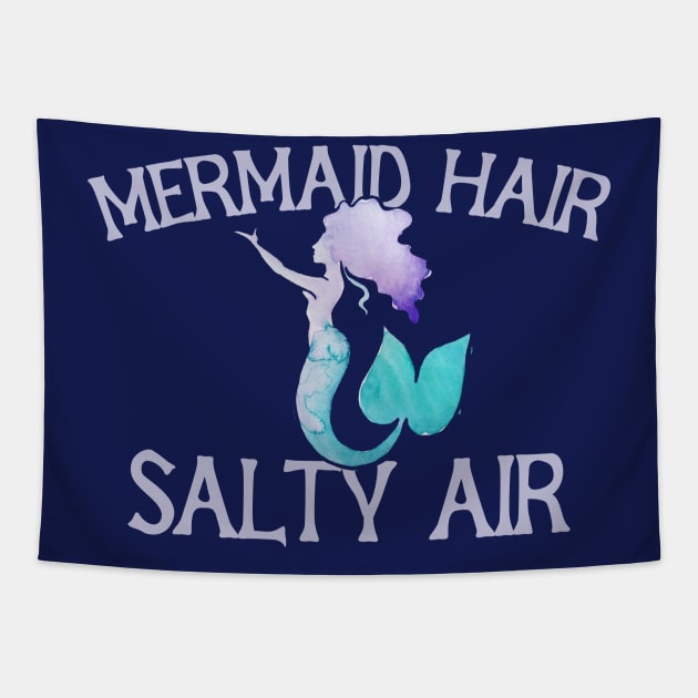 Mermaid Hair Salty Air Tapestry by bubbsnugg