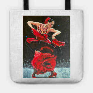 Flamenco dancer Tote