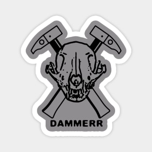 Crossed Hammers and Skull Magnet