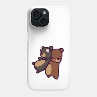 Brown Bear Hug Phone Case