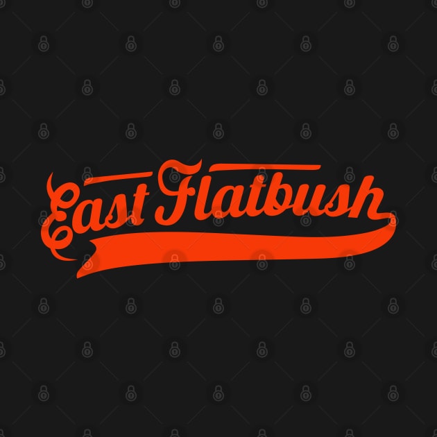 New York Brooklyn - East Flatbush Brooklyn Schriftzug - East Flatbush Logo by Boogosh