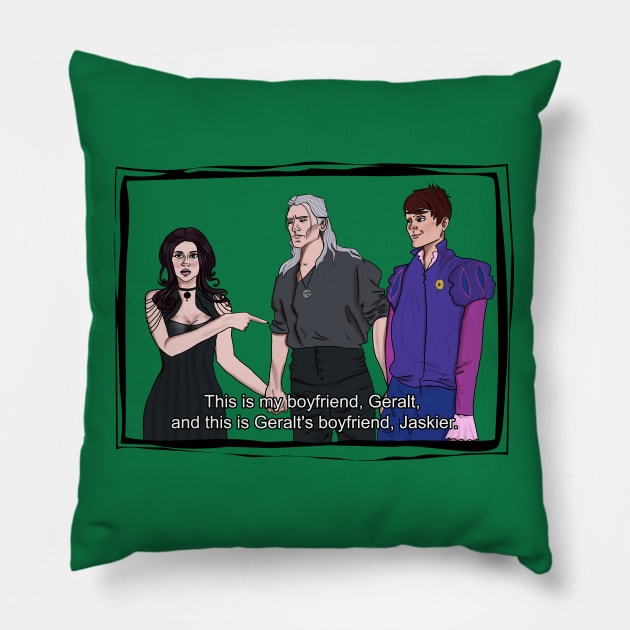 My Boyfriend's boyfriend Pillow by NanaLeonti