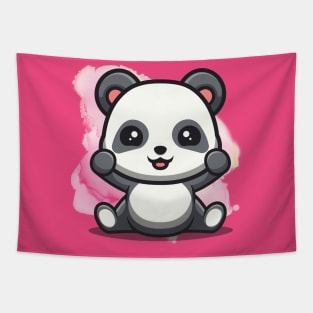 Cute Baby Panda - Adorable Panda - Kawaii Panda Tapestry