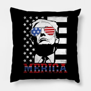 Merica Donald Trump Pillow