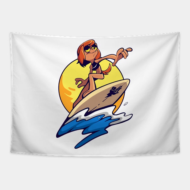 SURF VIBE RAYO Tapestry by RAYO