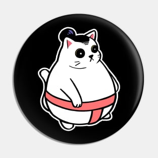 chonky sumo cat Pin