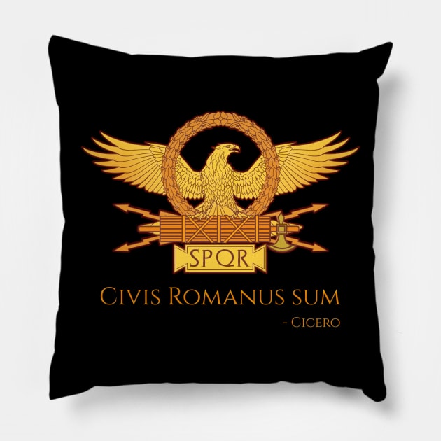 Civis Romanum Sum Pillow by Styr Designs