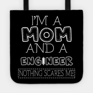 I'm a mom and engineer t shirt for women mother funny gift Tote