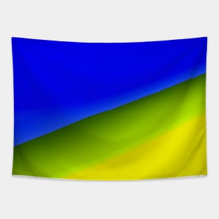 blue yellow green abstract texture Tapestry
