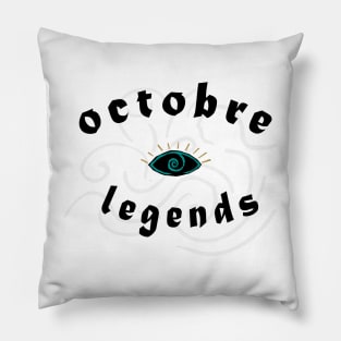 october legends Pillow