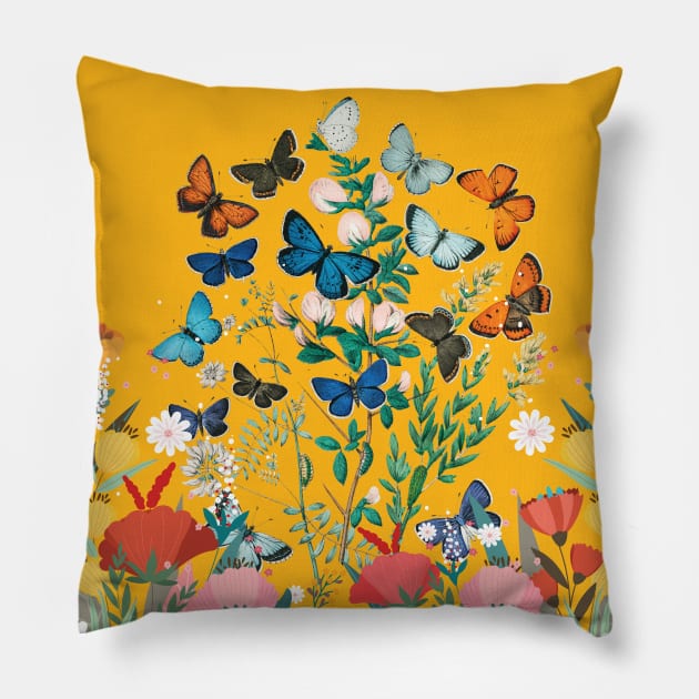 Butterfly Tornado Pillow by Persius Vagg