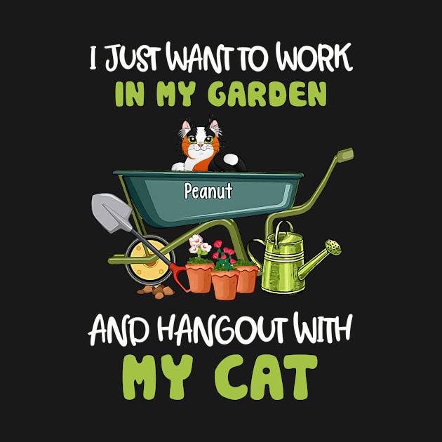 I just want to work in my garden and hangout with my cat by Dianeursusla Clothes