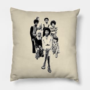 Retro Funk Soul Music Band Pillow