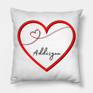 ADDISYNN  Name in Heart Pillow