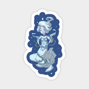 Drowned Ghost Girl Will-O'-the-Wisp MONSTER GIRLS Series I Magnet