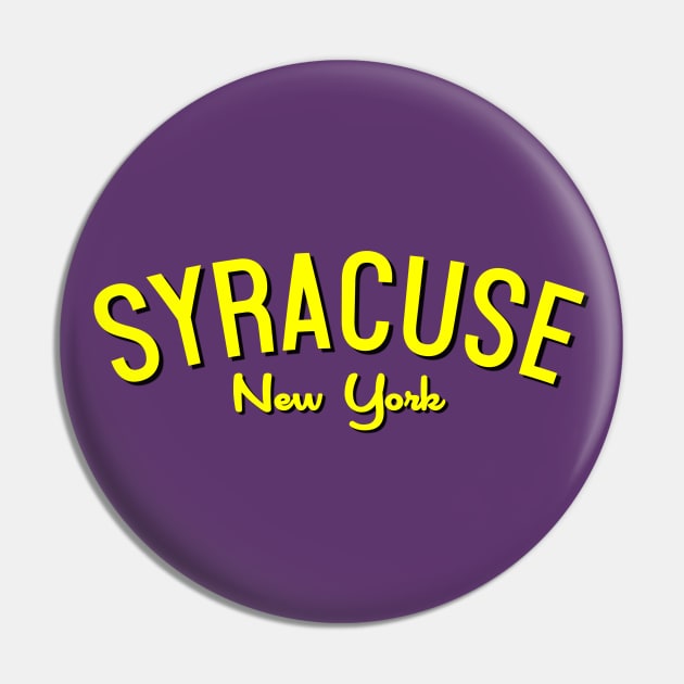 Syracuse New York Pin by Vandalay Industries