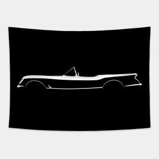 Chevrolet Corvette (C1 1953) Silhouette Tapestry