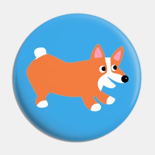 corgi art Pin