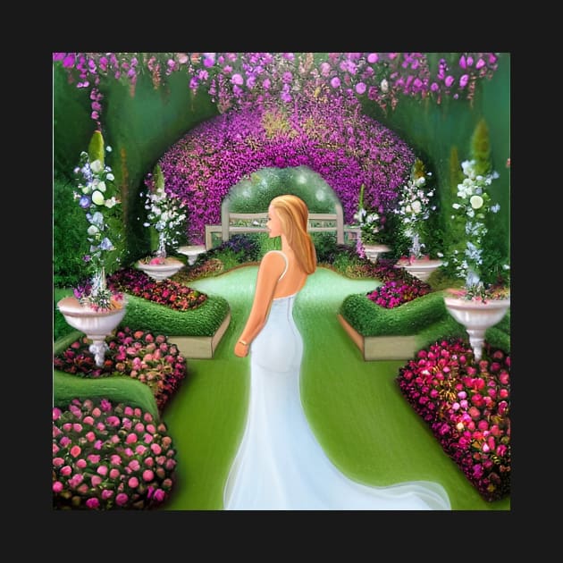 Garden Wedding Bride by ArtistsQuest