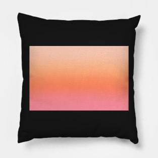 Back to School Pink and Coral Horizontal Gradient Pattern Pillow