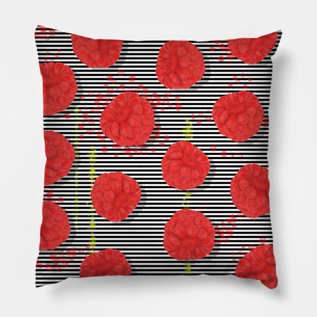 Raspberry Pillow by stefy