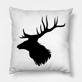 Elk Head Pillow