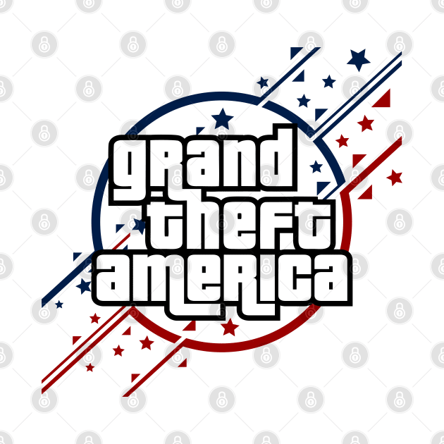 GTA Gift Parody | American Corruption | Grand Theft America by VISUALUV