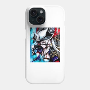 Abstract pirate woman. Phone Case