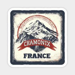 Chamonix Mont-Blanc France Magnet