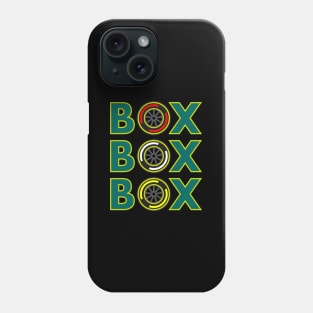 Box Box Box 'El Plan' F1 Tyre Compound Design Phone Case