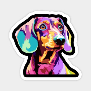 Dachshund Pop Art - Dog Lover Gifts Magnet