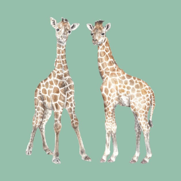 Giraffes by wanderinglaur
