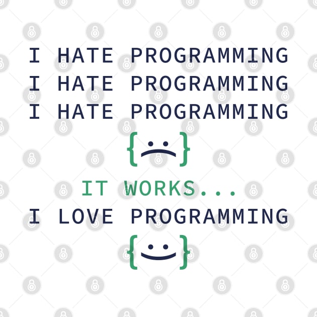 I Hate Programming by LuckyFoxDesigns