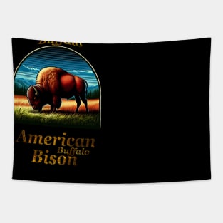 American Buffalo Bison Tapestry