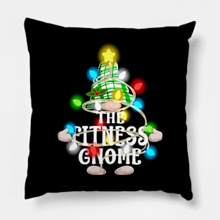 The Fitness Gnome Christmas Matching Family Shirt Pillow