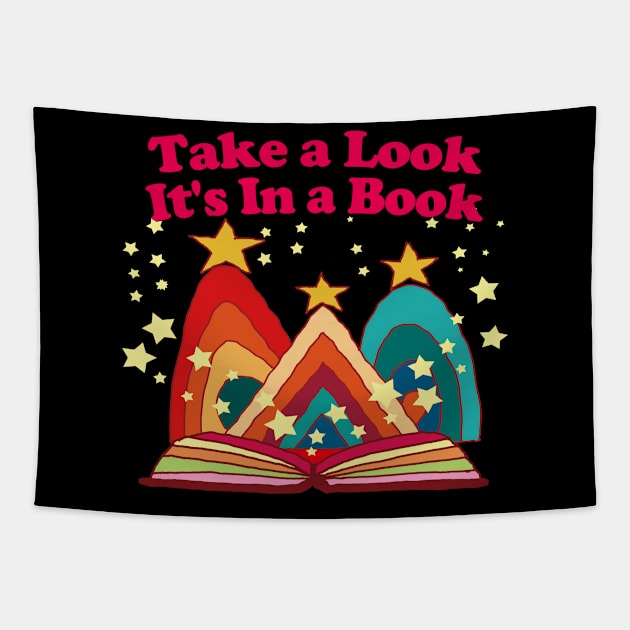 Take A Look It's In A Book Tapestry by EunsooLee